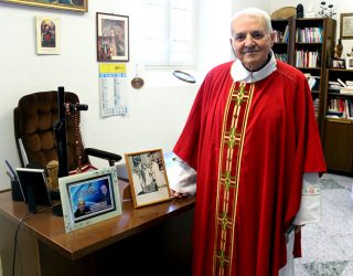 Don Pietro Parisse il 20 marzo 2016, Domenica delle Palme