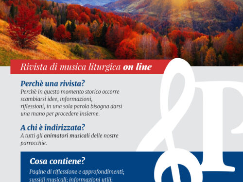 Psallite! la nuova rivista online di musica liturgica