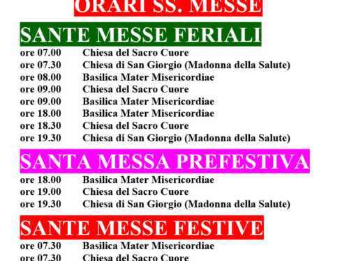 Aggiornati gli orari delle Messe in Centro storico a Macerata