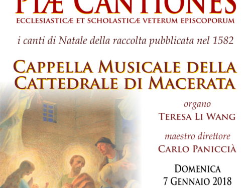 “Piae Cantiones”, l’appuntamento concertistico con la Cappella Musicale della Cattedrale di Macerata